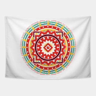 abstract sun illustration Tapestry