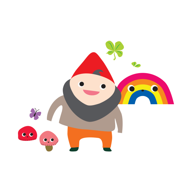 The Rainbow Dwarf by littleoddforest