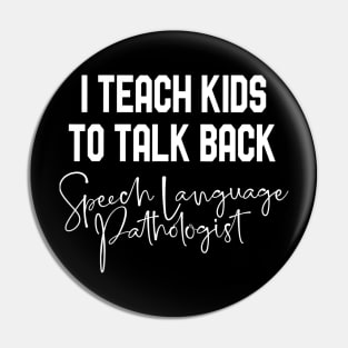 Speech Teacher Gift Or Therapist Gift Slp Pin