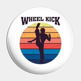 Cool teakwondo mma wheel kick Pin
