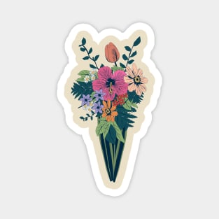 Package of Flowers Magnet