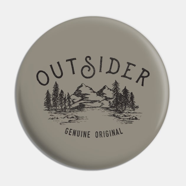 Outsider Pin by cabinsupply