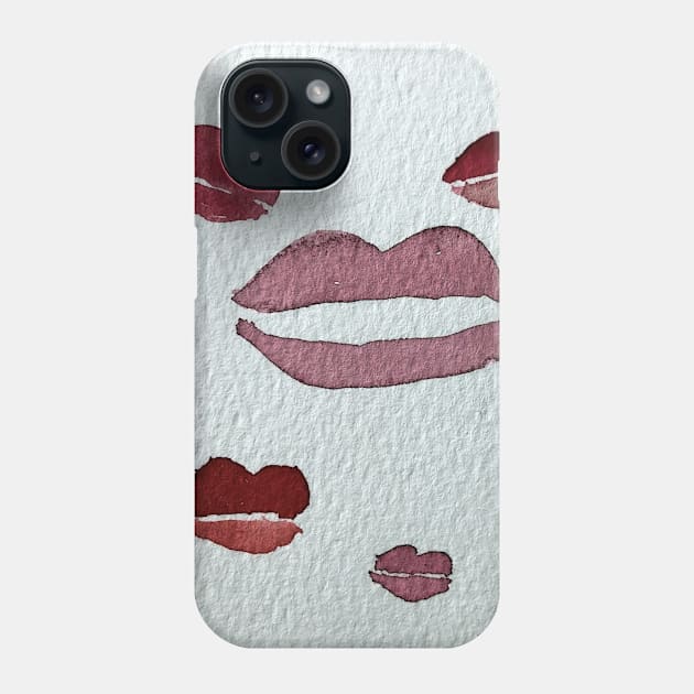 Kisses Phone Case by Wina Colors