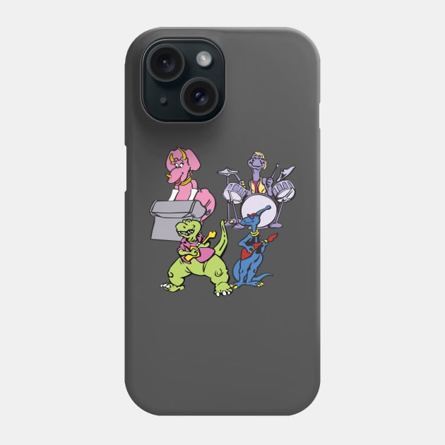 The Mesozoic Band - Mesozoic Mind! Phone Case by SweetPaul Entertainment 