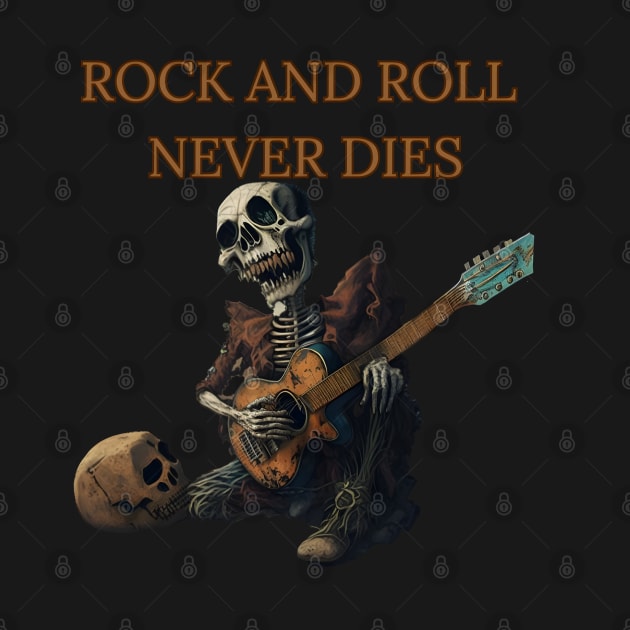 Rock and Roll Never Dies by TooplesArt