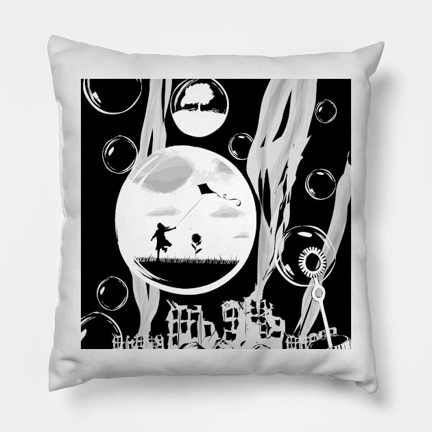 dream never die Pillow by alexandr.besan