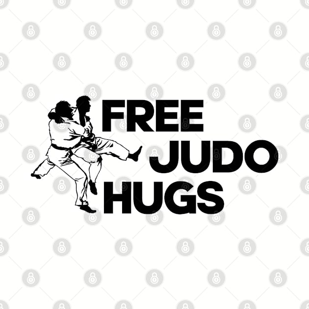 Free judo hugs. Funny martial arts pun. Karate fighting joke. Perfect present for mom mother dad father friend him or her by SerenityByAlex