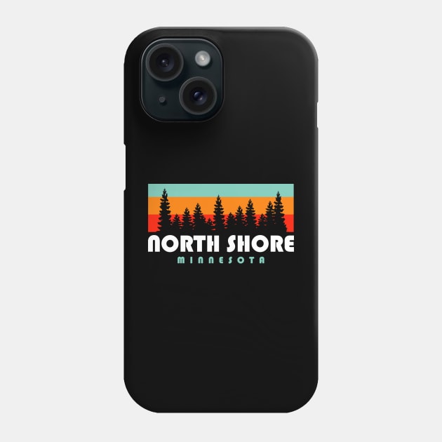 North Shore Minnesota Lake Superior Duluth MN Phone Case by PodDesignShop