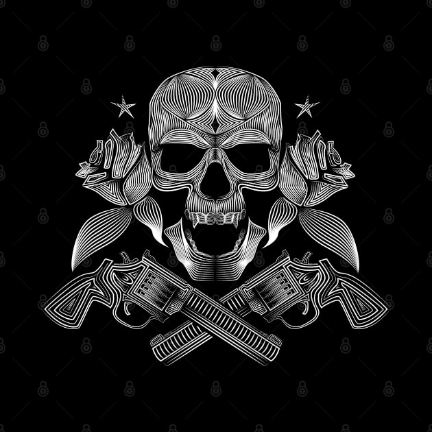 Gun Skull by Pure Touch