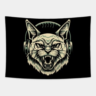 Death Metal Cat Tapestry