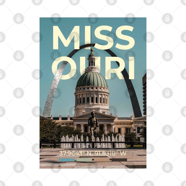 Missouri Travel Poster by mardavemardave