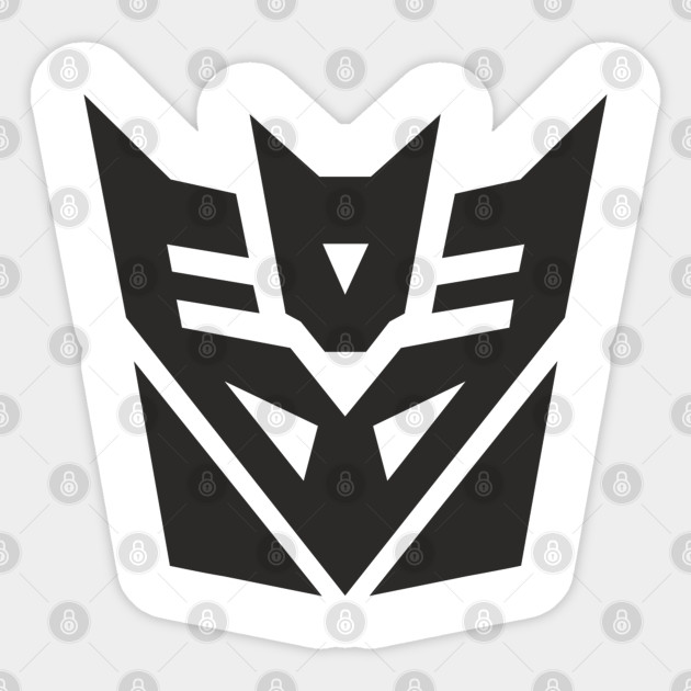 transformer logo sticker