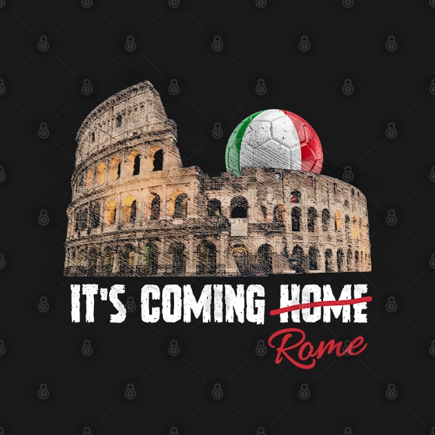 Its Coming Rome italy soccer by ARRIGO