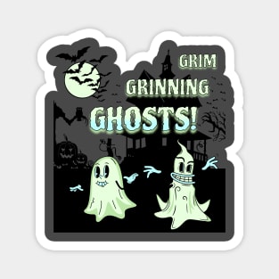 Grim Grinning Ghosts Magnet