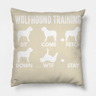 Wolfhound Training Wolfhound Dog Tricks Pillow