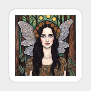 Eva Green as a fairy in the woods Magnet