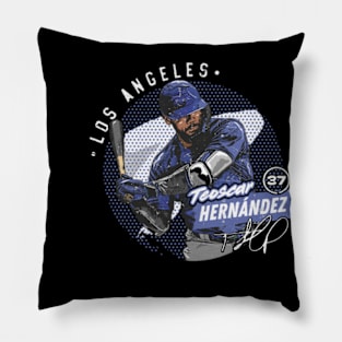 Teoscar Hernandez Los Angeles D Dots Pillow