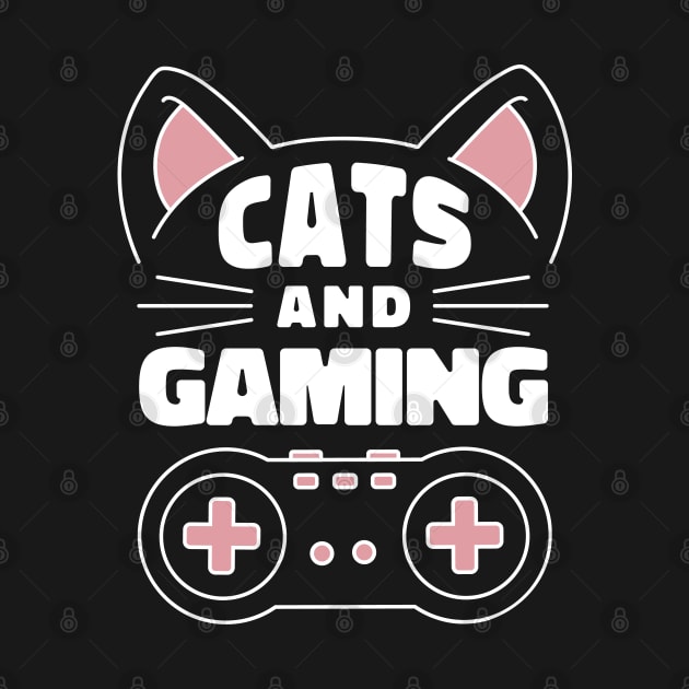 Cats and gaming lovers best gift for cats lovers and gaming lovers by AbirAbd