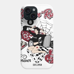 Rock and roll forever Phone Case