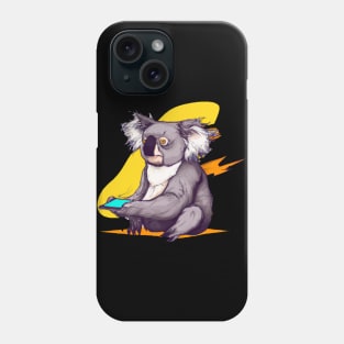 Smombie Coala, Apathetic Coala With Mobile Phone Phone Case