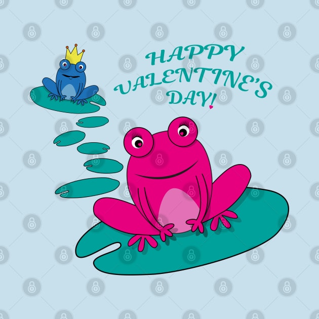 Frogs Valentine by PrintablesPassions