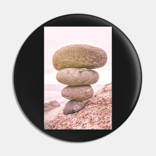 Stacked Rocks Pin