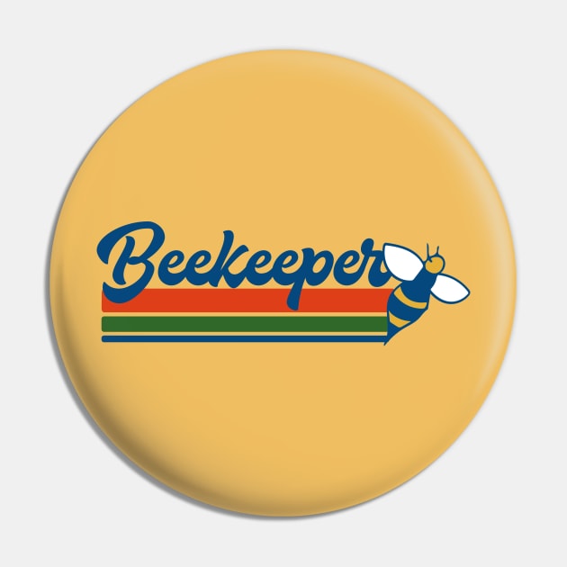 Retro Beekeeper Pin by bubbsnugg