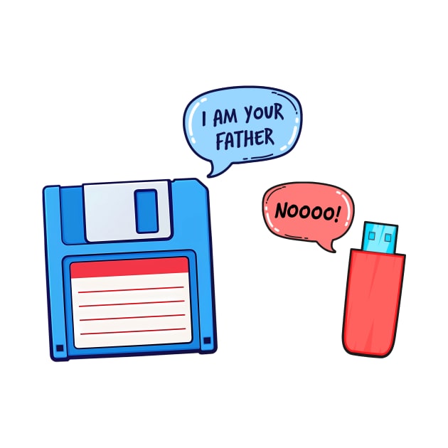 Usb Floppy Disk I Am Your Father by Asaadi