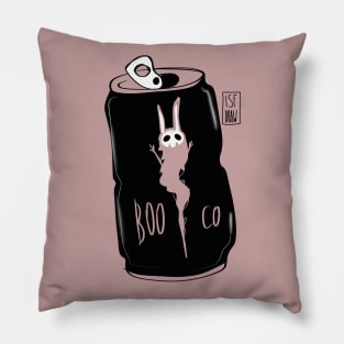 Creepy cute BOO soda can Cemetery Pillow