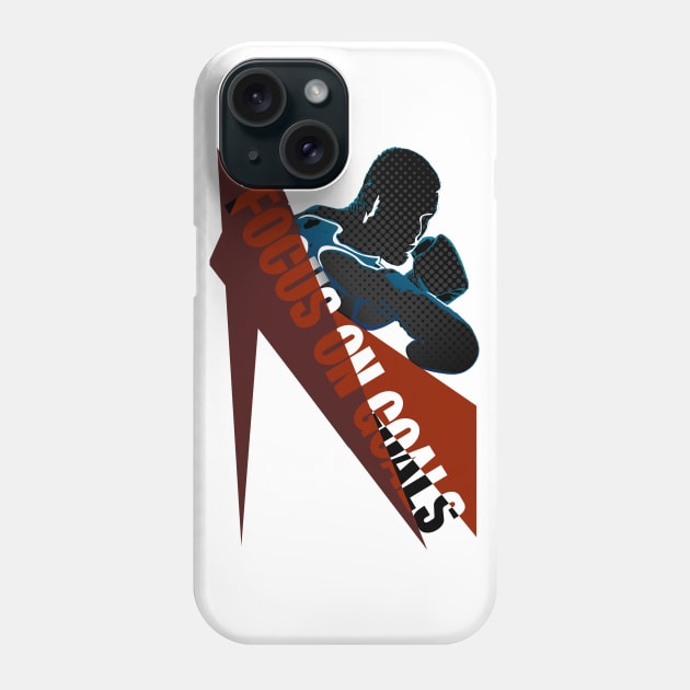 Your eye on the goal Phone Case by siano