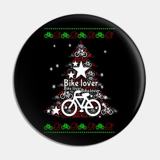 navidad en bicicleta Pin