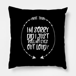 Sarcastic Quote Pillow