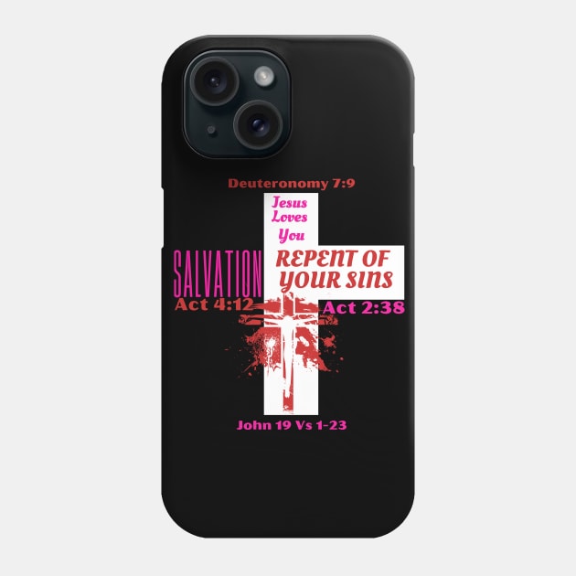 Bible Quotes Phone Case by Jimmynice