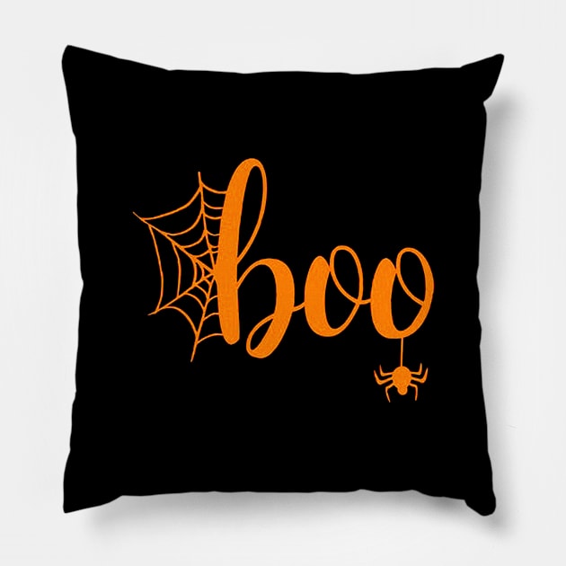 Halloween Boo Pillow by drawflatart9