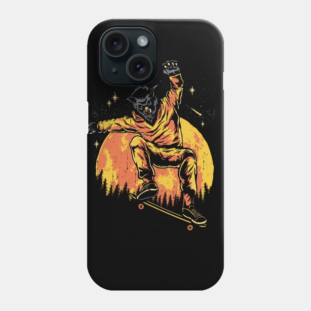 Teenage Werewolf Phone Case by gut42