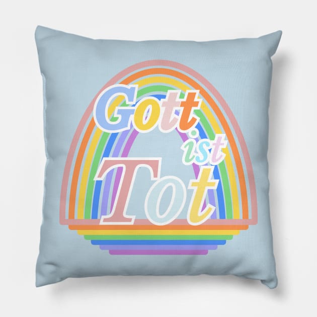 Gott ist tot Pillow by Starkiller1701