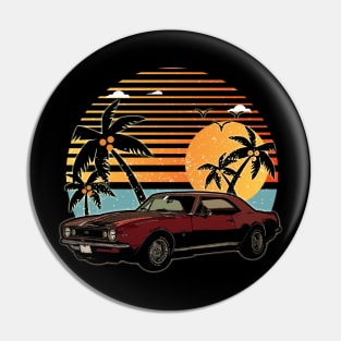 Chevrolet Camaro 1967 car sunset Pin