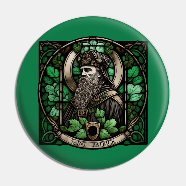 Saint Patrick for Saint Patrick's day Pin by MaxDeSanje 