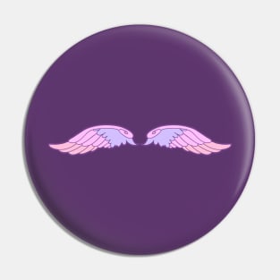 Pastel Pink Purple Wings Pin