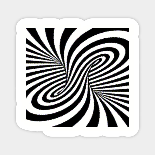 Optical Illusion Magnet by CatsandBats