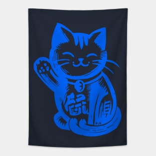 Lucky Waving Cat Tapestry