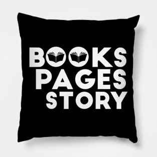 Books Pages Story Pillow