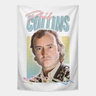 Phil Collins / 80s Retro Aesthetic Design Tapestry