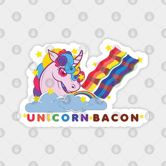 Unicorn Bacon Magnet by Elijah101