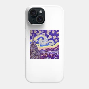 Beautiful Abstract swirl Cosmos Landscape Phone Case