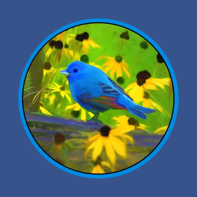 Indigo Bunting by Alpen Designs