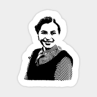 Rosa Parks Portrait Magnet