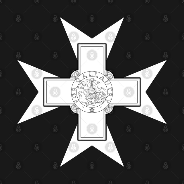 George Cross over the Maltese Cross by Justice and Truth