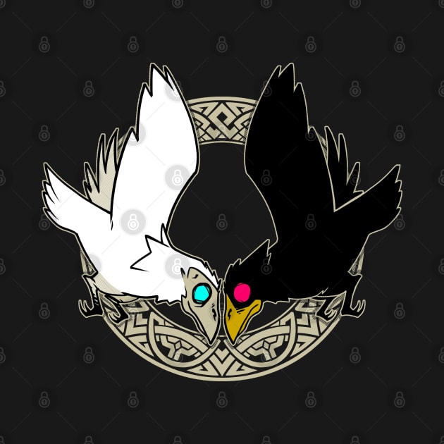 Hugin & Munin by TheTeenosaur