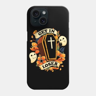 Get In Loser! - Cute Ghost Coffin Phone Case